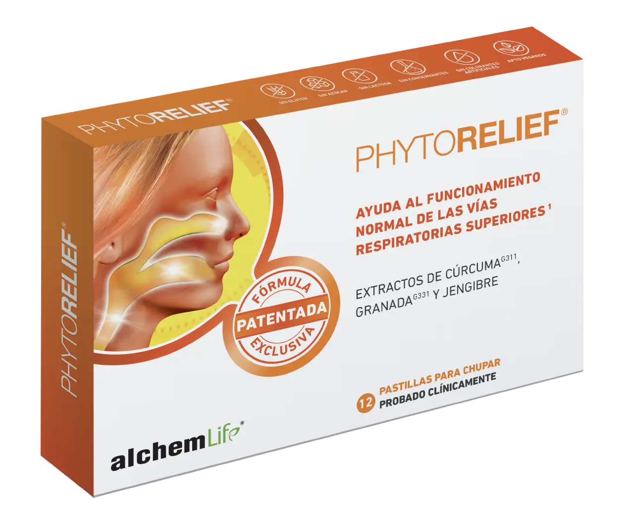 PHYTORELIEF Ayuda al funcionamiento normal de las vías respiratorioas superiores