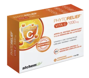 PHYTORELIEF VITAMINA C Apoya al sistema inmunitario y a la reducción de la fatiga