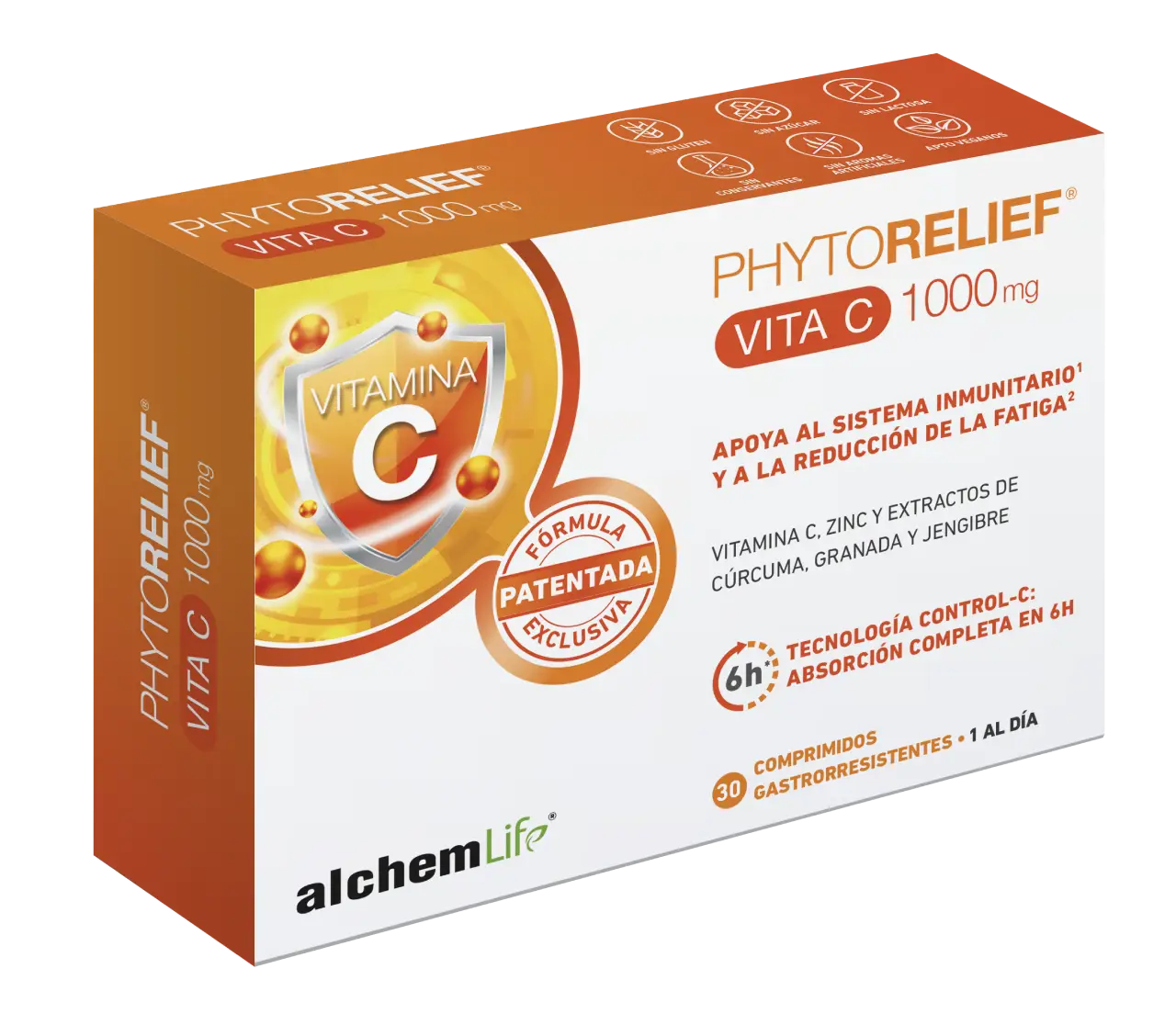 PHYTORELIEF VITAMINA C Apoya al sistema inmunitario y a la reducción de la fatiga