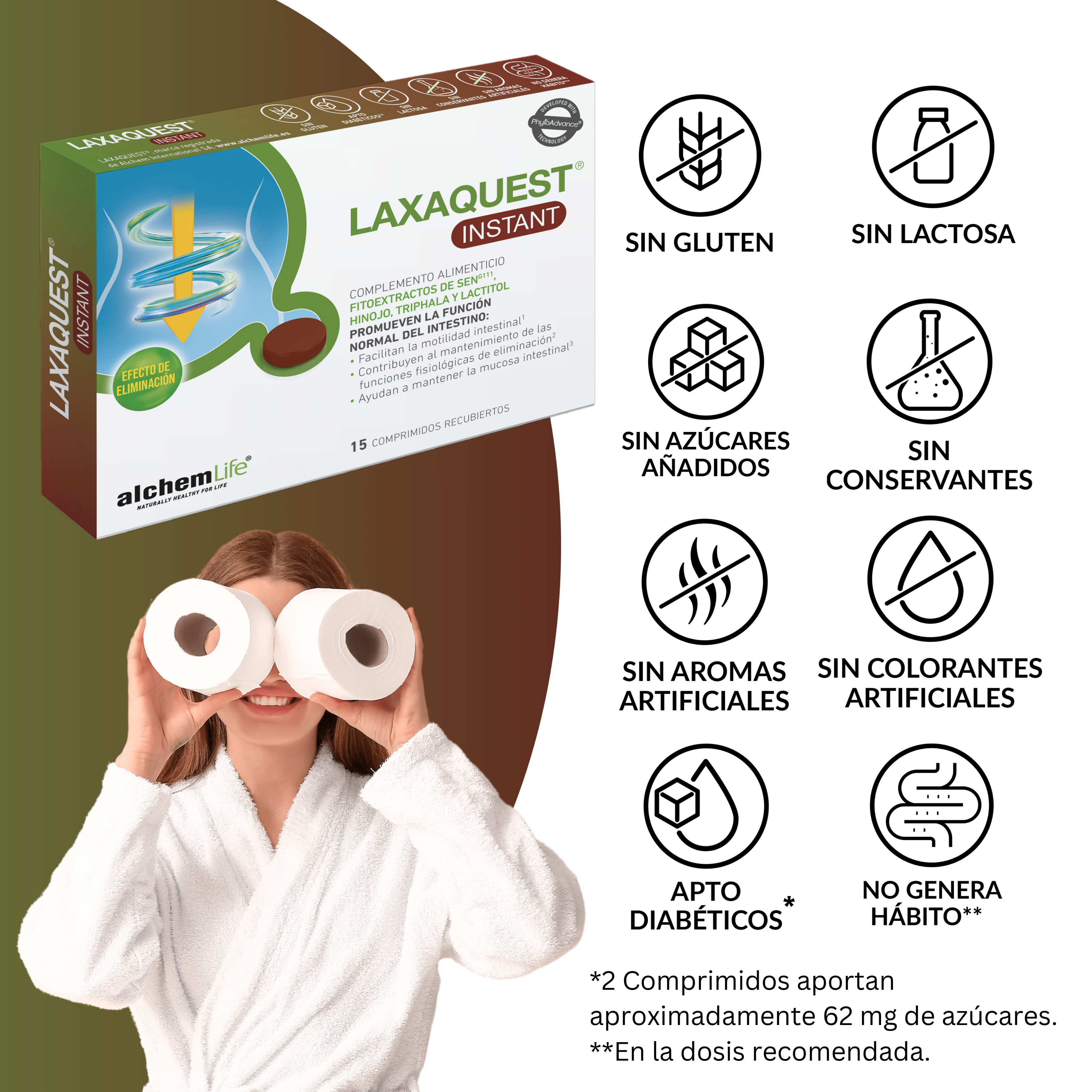 ¿Sufres de estreñimiento? ¡Laxaquest® Instant es la solución que necesitas!