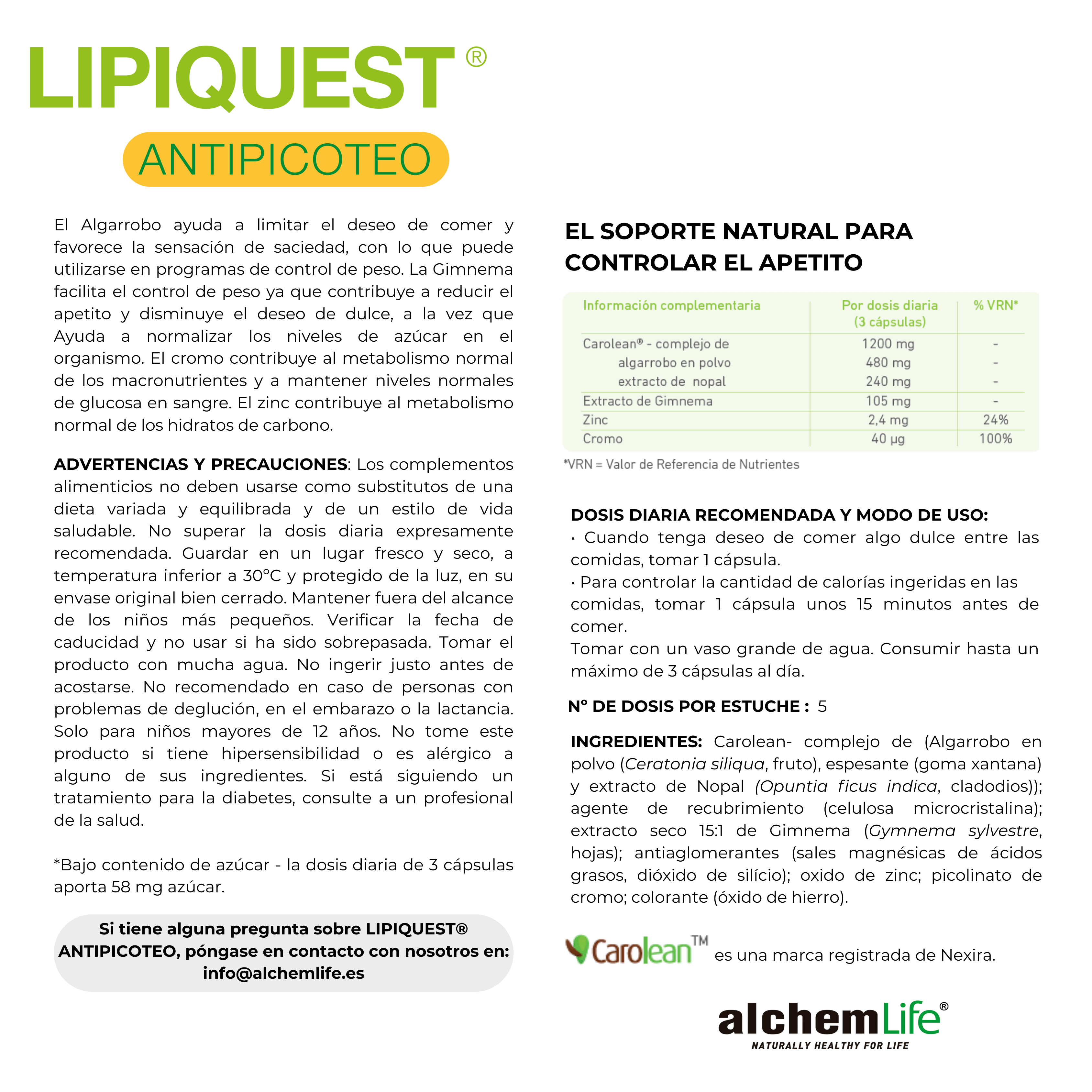 Lipiquest para un estilo de vida saludable